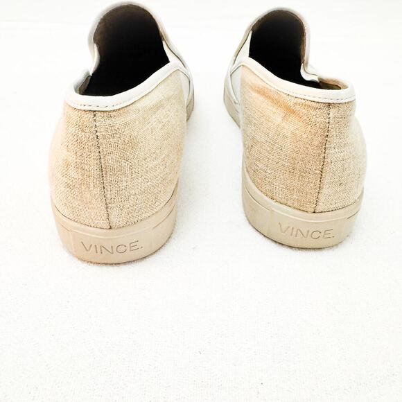 Vince Phalen Pointy Toe Leather Slip On Sneaker Size 6 Eur 36 - Picture 3 of 7